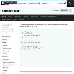 constructor - JavaScript