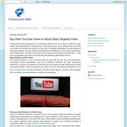 Twitter Followers: Buy Real YouTube Views to Attract More Targeted Views