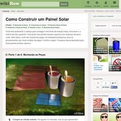 Como Construir um Painel Solar: 27 Passos