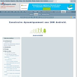Construire dynamiquement ses IHM Android.