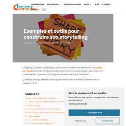 Exemples et outils pour construire son storytelling - Benjamin Chaminade