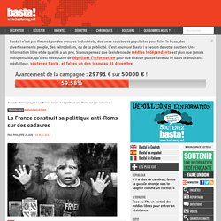 La France construit sa politique anti-Roms sur des cadavres - Incendie meurtrier