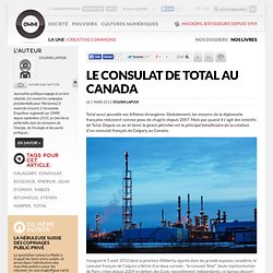 Le consulat de Total au Canada