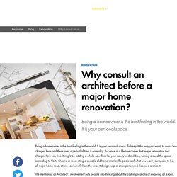 Why Consult an Architect Before a Major Home Renovation