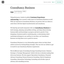 Consultancy Business - Praxidia