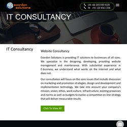 IT Consultancy Company in Noida