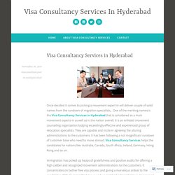 Visa Consultancy Services in Hyderabad