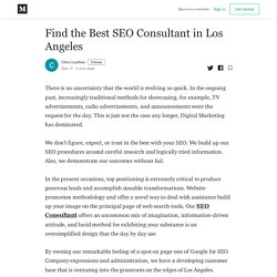 Find the Best SEO Consultant in Los Angeles - Chris Louthan - Medium