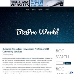 Business Consultant In Mumbai, Professional IT Consulting Services