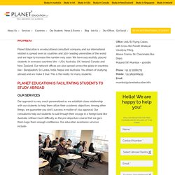 Planet Education Paving your Way to the Best Foreign Universities