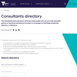 Consultants directory