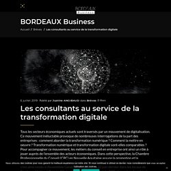 Les consultants au service de la transformation digitale