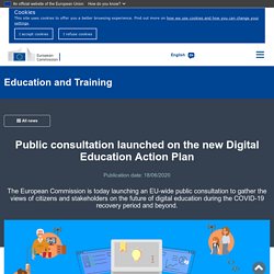 Public consultation launched on the new Digital Education Action Plan