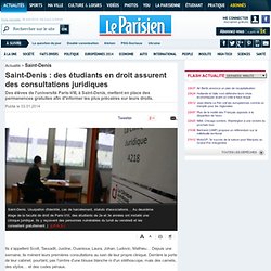 Saint-Denis : des étudiants en droit assurent des consultations juridiques - 03/01/2014