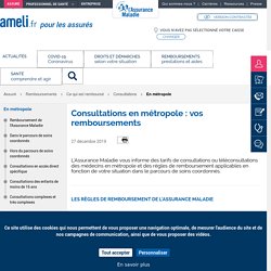 Site Ameli : remboursement d'une consultation