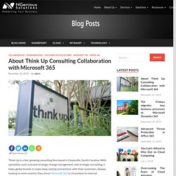 Think Up Consulting Collaborates with Microsoft 365