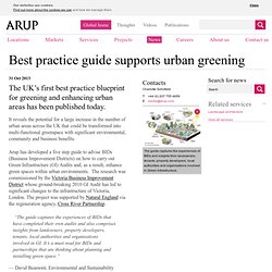 Best practice guide supports urban greening