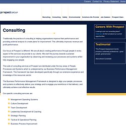 Prospect Group - Providing Professional Services in Consulting