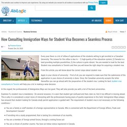 How Consulting Immigration Ways for Student Visa Becomes a Seamless Process - Immigration Ways