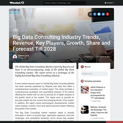 Big Data Consulting Industry Trends, Revenue, Key Players, Growth, Share and Forecast Till 2028