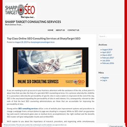 Best Online SEO Consulting Services at SharpTarget SEO