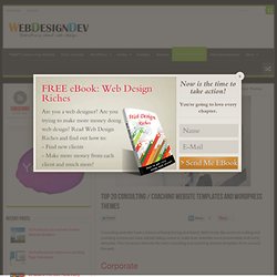 Top 20 Consulting / Coaching Website Templates and WordPress Themes