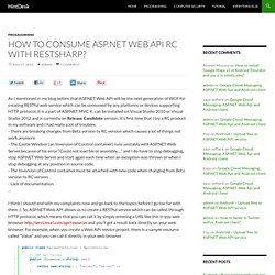 How to consume ASP.NET Web API RC with RestSharp?
