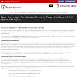 Plastic Injection Molded Consumer Goods