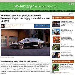 The new Tesla is so good, it broke the Consumer Reports rating system with a score of 103%