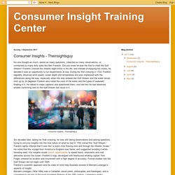 Consumer Insight Training Center: Consumer Insights - Theinsightsguy