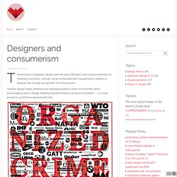Design and consumerism