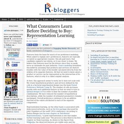 What Consumers Learn Before Deciding to Buy: Representation Learning