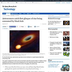 Astronomers See First Evidence