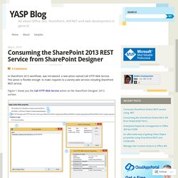 Consuming the SharePoint 2013 REST Service from SharePoint Designer
