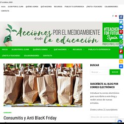 Consumitis y Anti BlacK Friday - Teachers For Future Spain
