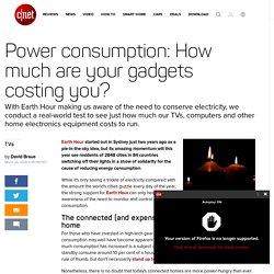 Power consumption: How much are your gadgets costing you? - CNET