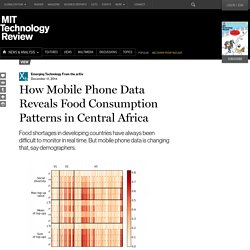 How Mobile Phone Data Reveals Food Consumption Patterns in Central Africa