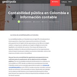 Contabilidad pública en Colombia e información contable