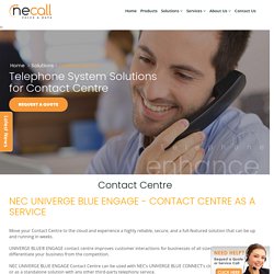 NEC Contact Centre – NEC SV9000 Series