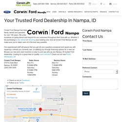 Ford Dealership in Nampa, ID