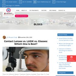Contact Lenses vs. LASIK vs. Glasses: Which One is Best? - Blog
