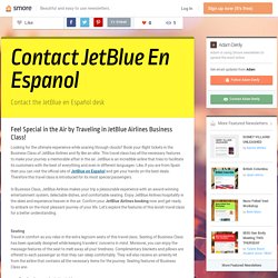 Contact JetBlue En Espanol