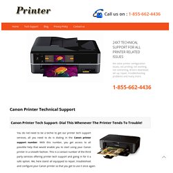 Canon Printer Technical Support Toll Free @1-855-662-4436 USA,Canada