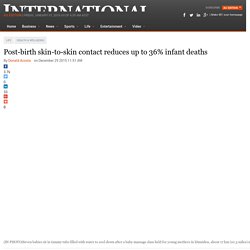 Post-birth skin-to-skin contact reduces up to 36% infant deaths