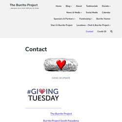 Contact – The Burrito Project