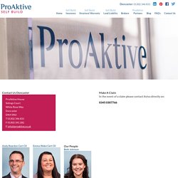 How to Contact ProAktive Selfbuild For Renovation Insurance policies