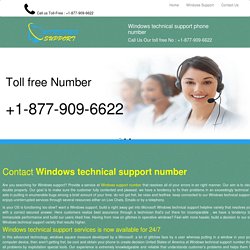 +1-877-909-6622 @ Contact Windows Technical Support Number - Help