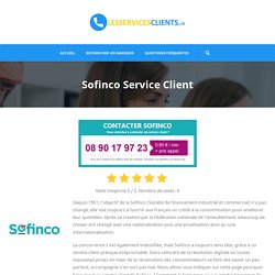 Sofinco Service Client - Contacter - Lesservicesclients.fr