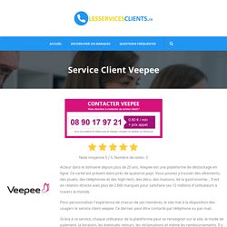 Service Client Veepee - Contacter - Lesservicesclients.fr