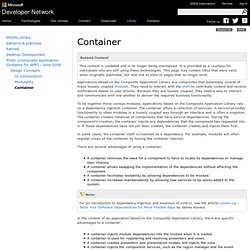 Chapter 3: Managing Dependencies Between Components